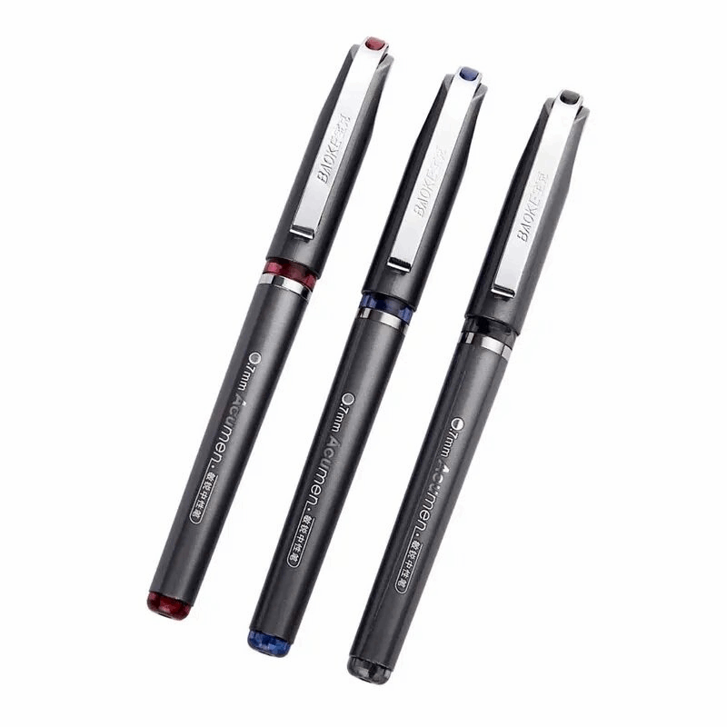 Ручка гелева 0.7 мм, синя Acumen Baoke (PC1588-blue)